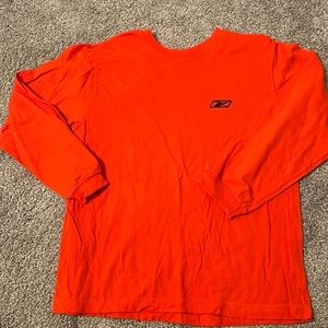 Reebok vintage 90s boys orange short sleeve t-shirt tee size medium boys